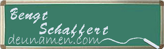 Bengt Schaffert Visitenkarte